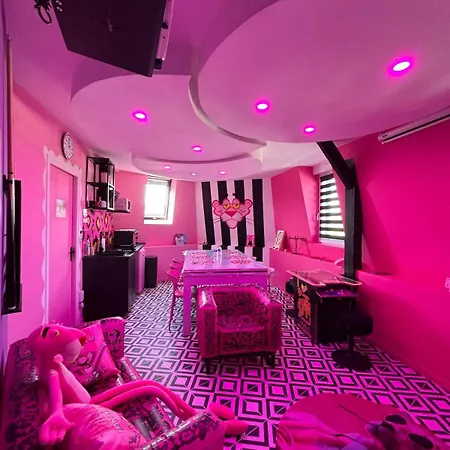 Panthere Rose Jacuzzi, Billard Et Ecran Cinema 埃佩尔奈